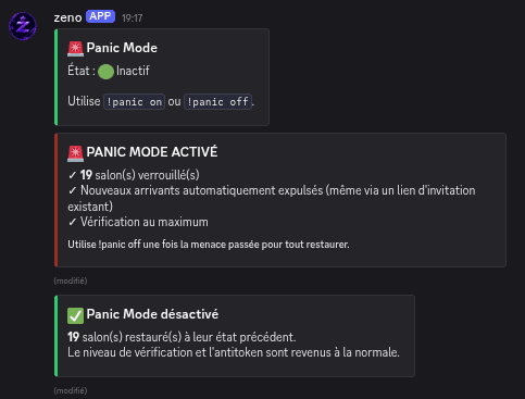 Un bouton panique pour les coups durs